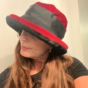 Red Velvet Hat